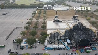 Astroworld Festival video Drone 11 captures stage and area where eight people died [upl. by Alhak]