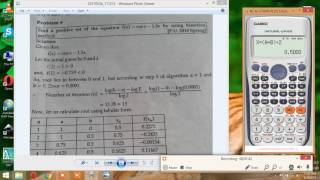 fastest way to solve Bisection Method problem using calculator [upl. by Richmound]