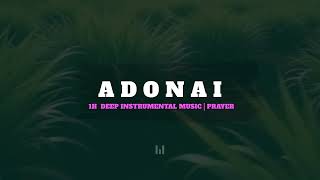 ADONAI Simiane ft Morijah  1H Soaking Piano music [upl. by Havard347]