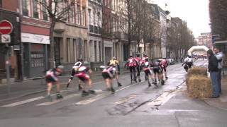 Mens race  skating marathon of Lille2012 France [upl. by Nymzaj]