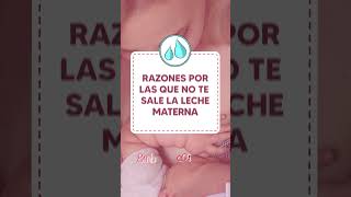 ¿No te sale leche 3 Razones Posibles [upl. by Gwenneth857]