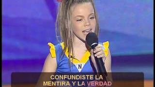 HDMaria Isabel  KARAOKE  Mira Niño [upl. by Ahseiyn]