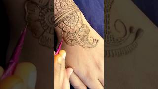 Very simple wala design very easy backhand design flower wali pretty heena latest design short [upl. by Finbur]