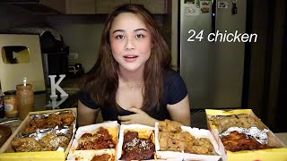 24 CHICKEN MUKBANG [upl. by Anikehs]