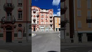 Houses in Chiasso near bus and railway station Canton of Ticino Switzerland [upl. by Leona]