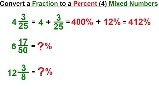 Math What Every 5th Grader Should Know Algebra Prep 35 of 58 Ch 0 Convert a Fraction to a   4 [upl. by Liebermann410]