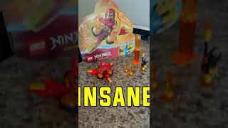 Is this the BEST LEGO Ninjago Spinner ever 71777 Kais Dragon Power Spinjitzu Flip [upl. by Sieracki]