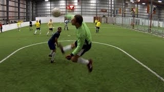 Indoor Soccer Keeper Saves  572014 [upl. by Goulet]