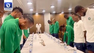 We Will Win AFCON Trophy For You Super Eagles Pay Tribute To Deceased Fans [upl. by Larue366]