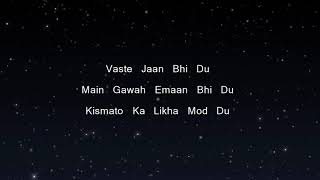 Vaaste Lyrics  Dhvani Bhanushali  Tanishk Bagchi  Nikhil D [upl. by Eneri]