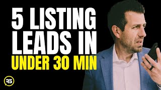 COLD CALLING REAL ESTATE LEADS quotLIVEquot 5 LEADS IN 30 MIN [upl. by Aehcsrop]