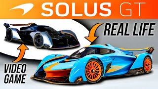 They Built A REAL LIFE VIDEO GAME Car  The McLaren Solus GT [upl. by Anigger]