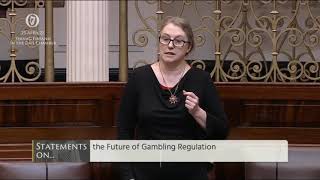 Senator Alice Mary Higgins speech  Future of Gambling Regulation [upl. by Ahsasal952]