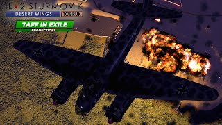 IL2 Sturmovik Desert Wings Tobruk  Junkers JU88  Dawn Bombing Raid [upl. by Macguiness]