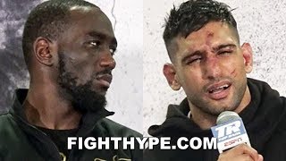 TERENCE CRAWFORD SAVAGELY TELLS AMIR KHAN quotTELL THE TRUTHquot ABOUT QUITTING DEBATE STOPPAGE [upl. by Jaime679]