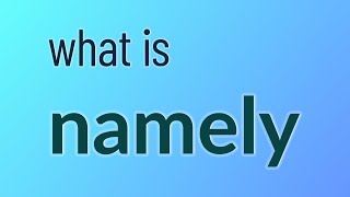 Namely  5 English Vocabulary Flashcards [upl. by Gasperoni]