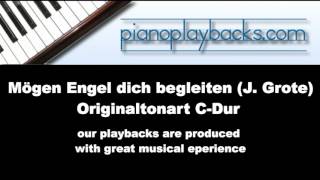 Mögen Engel dich begleiten J Grote Playback CDur Tempo 116 Demo [upl. by Clementia]