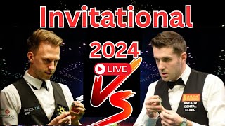 Invitational  Judd Trump vs Mark Selby  CBSA 2024  罗尼 卢卡·布雷塞尔 [upl. by Tica452]