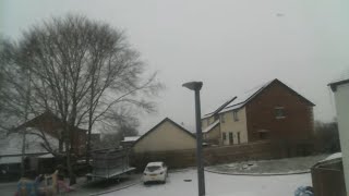 Live Snow Cam North West England Penrith Cumbria [upl. by Nonaihr878]