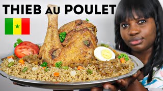 RIZ au POULET 🇸🇳 THIEBOU GUINAR Cuisine Sénégalaise THIEB TCHEP [upl. by Haelak]