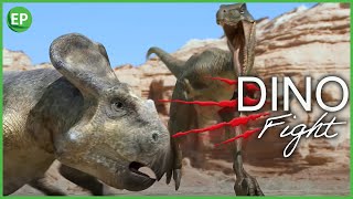 Dinosaur fight Protoceratops vs Velociraptor  Learn about dinosaurs  Dino battle  the Dinosaur [upl. by Isabelle773]