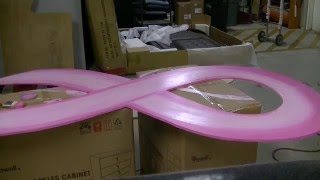 Cinta simbolo para la cura del cáncer color rosa [upl. by Ennovi623]