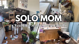 SOLO MOMS REAL LIFE CHAOS MESSY HOUSE MAKEOVER  Jigoo J300 [upl. by Ahsatniuq384]