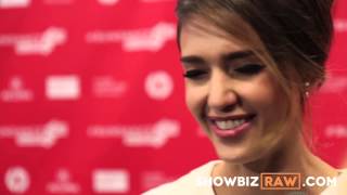 Raw Jessica Alba interviews at thef ACOD Sundance Film Festival premiere [upl. by Wilhide]