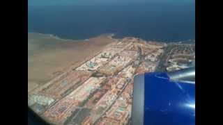 Crazy landing at Fuerteventura Airport [upl. by Rosalee]