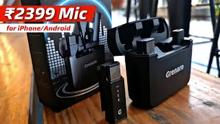 Best budget wireless microphone for YouTube   Grenaro S13 Pro Unboxing and Review  Sameer Khan [upl. by Netnerb]