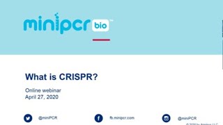 Live webinar What is CRISPR [upl. by Iretak368]