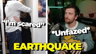 CDawgVA and Gigguks Reactions to an Earthquake While Streaming Couldnt Be More Different [upl. by Aivata]