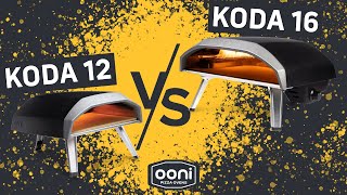 Ooni Koda 12 VS Koda 16  Gemeinsamkeiten Unterschiede amp Tipps  MotorGarten präsentiert [upl. by Tisbee]