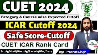 ICAR CUTOFF 2024 🔥  ICAR Expected Cutoff Marks  ICAR Counselling Process 2024  CUET Marks Vs ICAR [upl. by Ryon41]