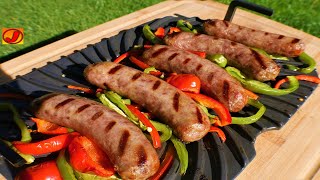 Grilled Brats Sausages and Peppers Ninja Foodi XL Grill  Ninja Foodi XL Recipes [upl. by Rihaz283]