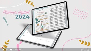 Planner Digital 2024 [upl. by Serrell]