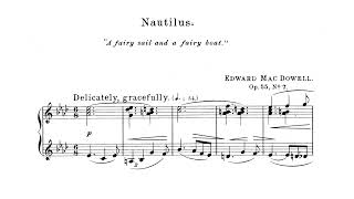 Edward MacDowell — Nautilus Op 55 No 7 [upl. by Ariahaj]