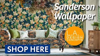 Elevate Your Space with Sanderson Wallpaper  Largest Collection of Designer Wallpaper [upl. by Aelber]