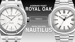 PATEK PHILIPPE vs AUDEMARS PIGUET NAUTILUS vs ROYAL OAK 5711 vs 15400 [upl. by Ahmad]