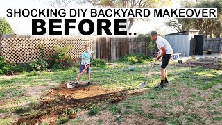 Unbelievable DIY BACKYARD BEFORE amp AFTER Transformation [upl. by Hnib107]