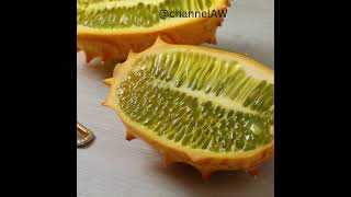 Kiwano The Horned Melon with Surprising Benefits shorts [upl. by Akimaj]