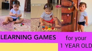 GAMES THAT BOOST YOUR BABYS BRAIN LEARNING GAMES FOR A 1 YEAR OLD [upl. by Airemaj942]