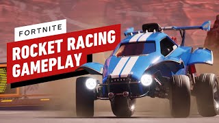 Fortnite Rocket Racing  12 Minutes of Gameplay [upl. by Anilat]