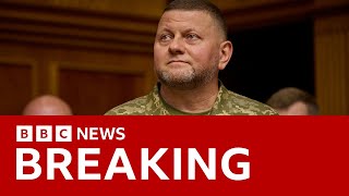 President Zelensky sacks Ukraines commanderinchief  BBC News [upl. by Wehtam]