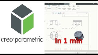 Creo Parametric  Drawing Process Overview  Part 2  Detailing with Dimensions [upl. by Jackson]