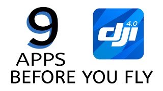 9 Apps To Use BEFORE FLYING Your DJI Drone  Flight Planning  Mavic Pro Air Phantom 4 Pro Inspire 2 [upl. by Kawai]