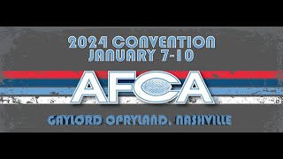 2024 AFCA Convention [upl. by Vorster485]