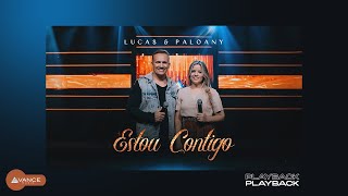 Lucas e Paloany  Estou Contigo Playback Com Letra [upl. by Jeremy]