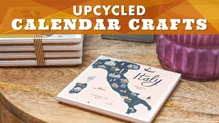 5 Ways to Upcycle Your Old Calendar  HGTV Handmade [upl. by Sordnaxela]