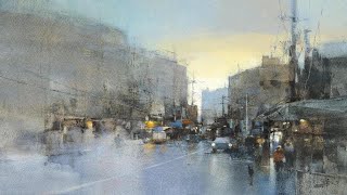 CHIEN CHUNG WEI 578 Watercolor painting [upl. by Awuhsoj]